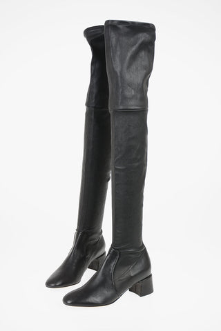 Over-the-knee boots in pelle 5cm
