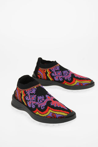 Jacquard Slip on sneakers