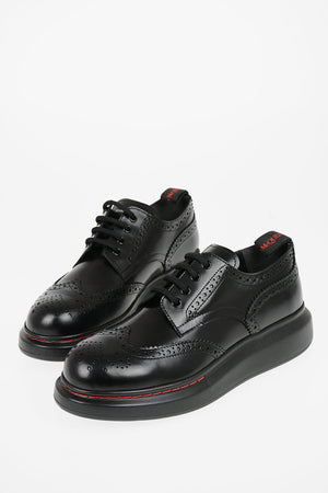 leather Derby brogues