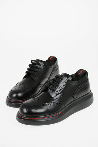 leather Derby brogues