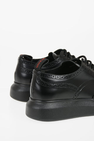 leather Derby brogues