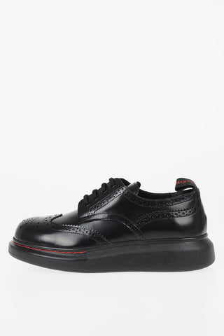 leather Derby brogues