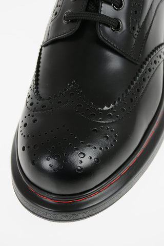 leather Derby brogues