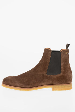 Suede leather Chelsea boots