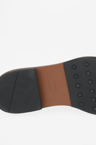 Suede leather Derby shoes