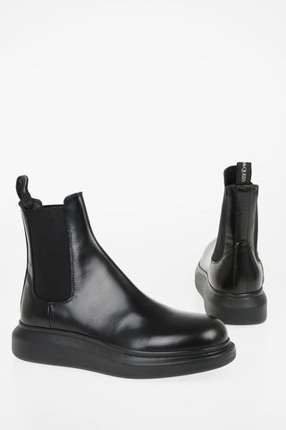 leather Chelsea boots