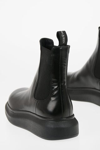 leather Chelsea boots