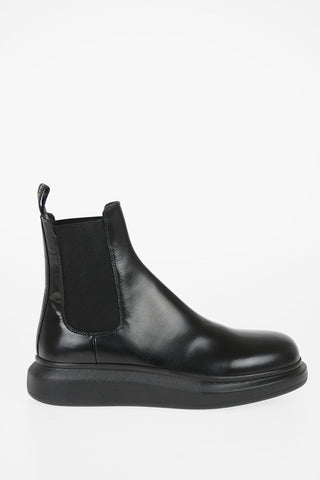 leather Chelsea boots