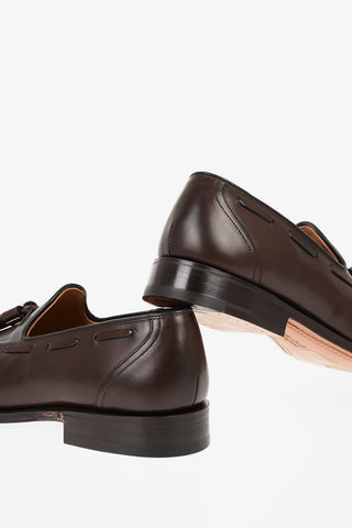 leather KINGSLEY tassle loafers