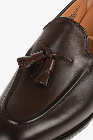 leather KINGSLEY tassle loafers
