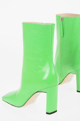 9cm leather Square Toe ISA ankle boots