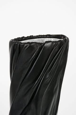 9.5 cm leather LOOKBOOK Knee boots