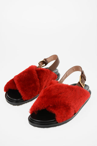 Mules in pelliccia