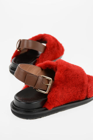 Mules in pelliccia
