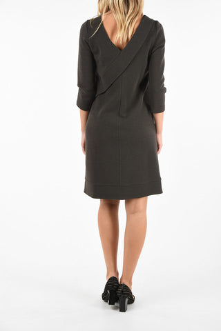 COLLEZIONI Shift Dress with 3/4 Sleeve