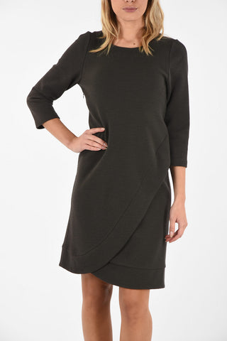 COLLEZIONI Shift Dress with 3/4 Sleeve