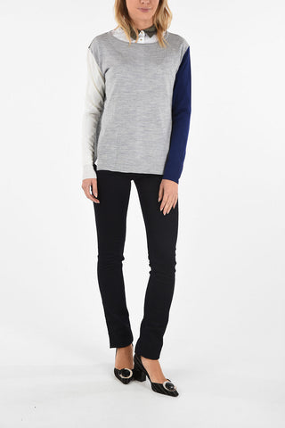 ARMANI JEANS Wool Crew-Neck Sweater