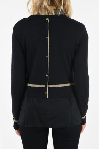ARMANI JEANS Button Back Sweater