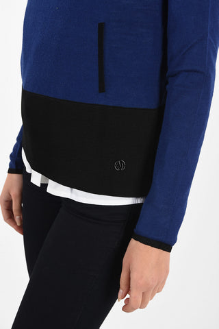 ARMANI JEANS Two-Tone Crew-Neck Sweater