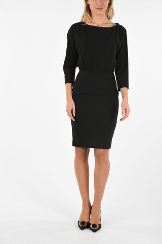 ARMANI JEANS Sheath Dress with 3/4 Sleeve