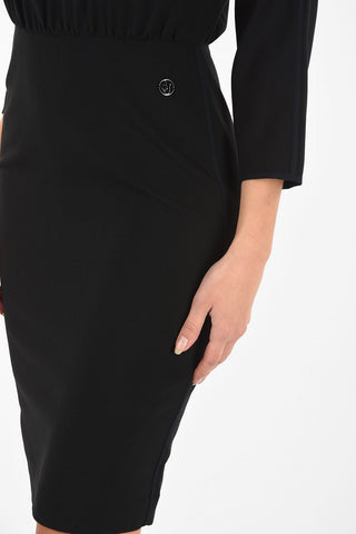 ARMANI JEANS Sheath Dress with 3/4 Sleeve