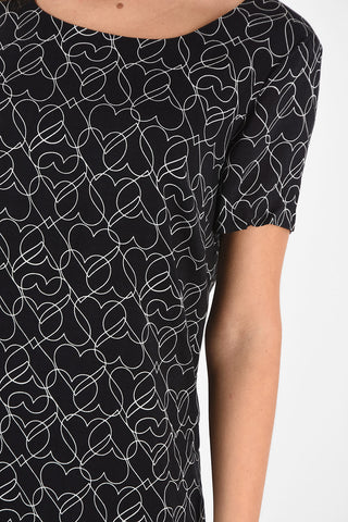 ARMANI JEANS Tunica Stampa Cuori
