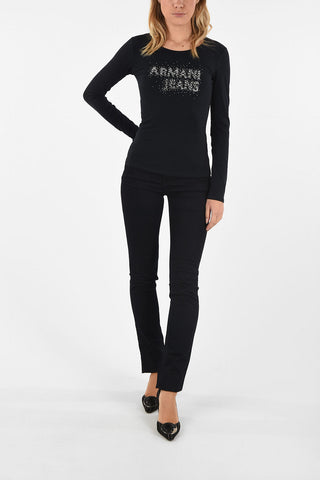 ARMANI JEANS T-shirt con Strass