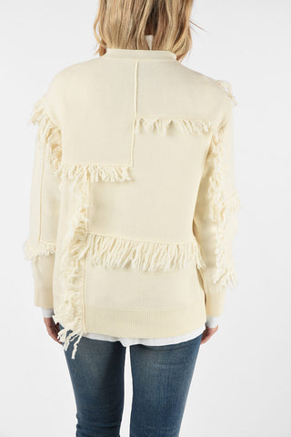 Patchwork Crewneck Sweater