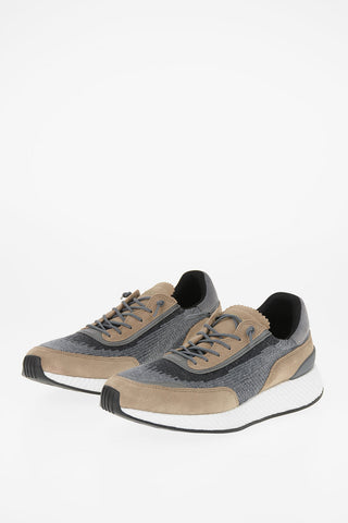Z Fabric and Leather TECHMERINO PIUMA Sneakers