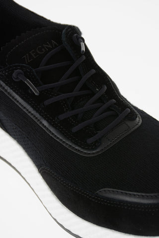 Z Fabric and Leather TECHMERINO PIUMA Sneakers