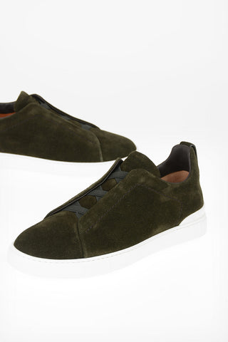 COUTURE Suede Leather TRIPLE STITCH Sneakers