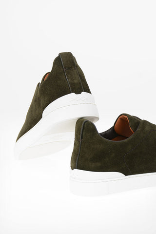 COUTURE Suede Leather TRIPLE STITCH Sneakers