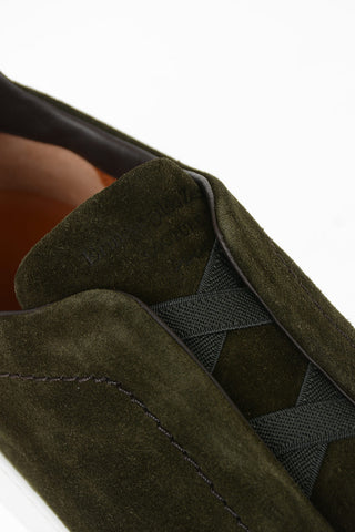 COUTURE Suede Leather TRIPLE STITCH Sneakers