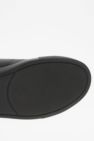 COUTURE XXX Textured Leather TRIPLE STITCH Slip On Sneakers