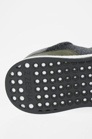 Z Fabric and Leather TECHMERINO PIUMA Sneakers