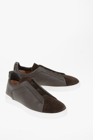 COUTURE Suede Leather TRIPLE STITCH Sneakers