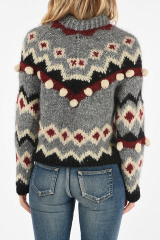 Fair Isle MINDLESS turtle-neck sweater