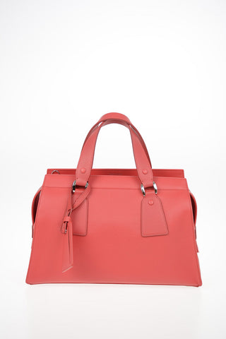 GIORGIO ARMANI Leather Top Handle Bag