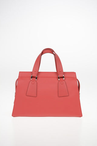GIORGIO ARMANI Leather Top Handle Bag