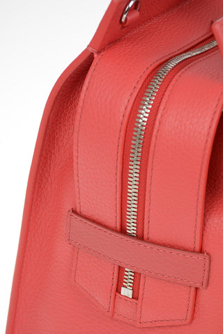 GIORGIO ARMANI Leather Top Handle Bag