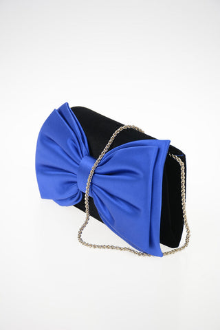 GIORGIO ARMANI Chenille Pochette with Bow