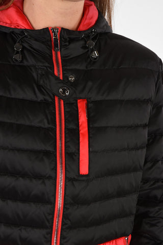 ARMANI JEANS Full Zip Two-Tone Down Jacket