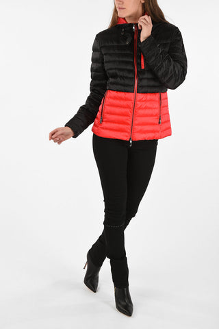 ARMANI JEANS Full Zip Two-Tone Down Jacket