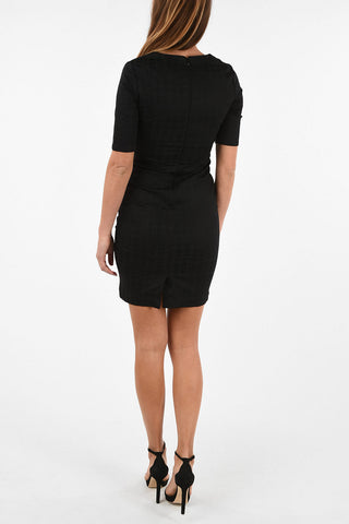 ARMANI JEANS Vestito Attillato Mini con Scollo a V