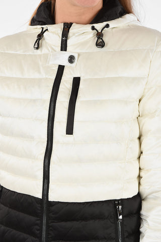 ARMANI JEANS Full Zip Two-Tone Down Jacket