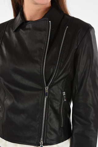 ARMANI JEANS Giubbotto Biker in Finta Pelle