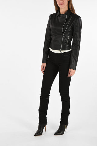 ARMANI JEANS Giubbotto Biker in Finta Pelle