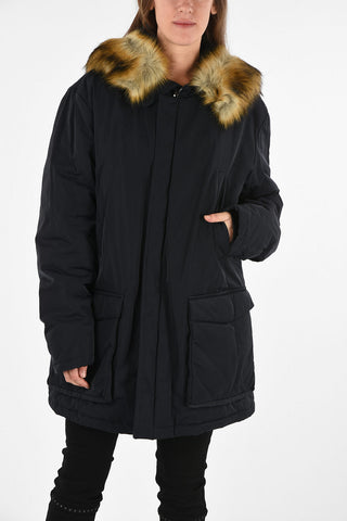 ARMANI JEANS Parka with Faux Fur