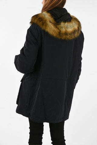 ARMANI JEANS Parka with Faux Fur