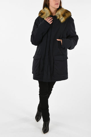 ARMANI JEANS Parka with Faux Fur